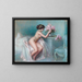 Letni układ kwiatów - Delphin Enjolras — oprawiony obraz na ścianie