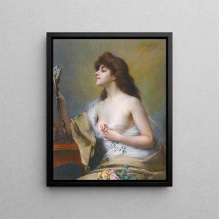 Delphin Enjolras - Girl with a rose.webp