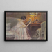 Mała statuetka - Delphin Enjolras — oprawiony obraz na ścianie