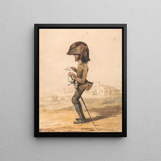 Denis Dighton - Caricature of a French military officer.webp
