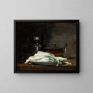 Denis Pierre Bergeret - Still Life With Asparagus.webp