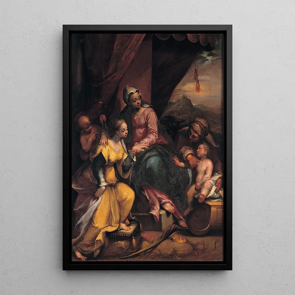 Denys Calvaert - Mystic marriage of Saint Catherine.webp