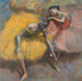 Dwie tancerki żółte i różowe - Edgar Degas — widok dzieła
