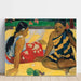 Reprodukcja obrazu Dwie Tahitańskie Kobiety - Paul Gauguin