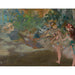 Reprodukcja obrazu dwóch tancerek na scenie - Edgar Degas