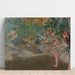 Reprodukcja obrazu dwóch tancerek na scenie - Edgar Degas