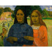 Reprodukcja obrazu dwóch kobiet - Paul Gauguin