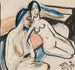 dwóch kobiet siedzących w studio - Ernst Ludwig Kirchner — widok dzieła