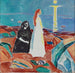 Dwie kobiety na brzegu - Edvard Munch — widok dzieła
