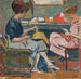dwóch młodych kobiet szyjących - Louis Valtat — widok dzieła