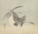 dwóch gęsi w locie - Ohara Koson — widok dzieła