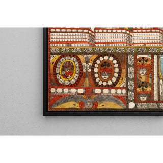Die Furchtbare Riesen-Brunst, Deer Riesen-Stadt, Mutter-Kohrn, Ost-Wand-Hall - Adolf Wölfli | Reproduction Tableau Décoration murale affiche copie