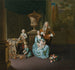 Diederik Baron van Leyden van Vlaardingen 1695-1764, burmistrz Leydy z żoną Sophią Diną de Rovere i ich synami Pieter Janem i Adriaanem Pompejuszem - Willem van Mieris — widok dzieła