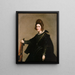 Portret damy - Diego Velázquez — oprawiony obraz na ścianie
