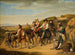 Wieśniacy na Monte Mario w drodze do Rzymu - Dietrich Wilhelm Lindau — widok dzieła