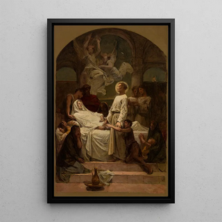 Diogne Maillart - La mort de sainte Monique.webp