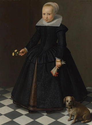 Dirck Dircksz van Santvoort - Portrait of a girl.webp