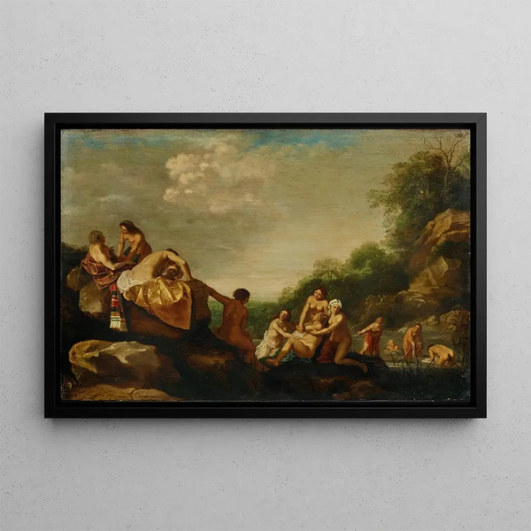 Dirck van der Lisse - Bathing Nymphs.webp