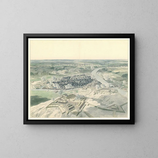 Dirk Maas - View of Namur from the West during the Siege of 1695.webp