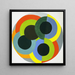 Dyski - Robert Delaunay — oprawiony obraz na ścianie