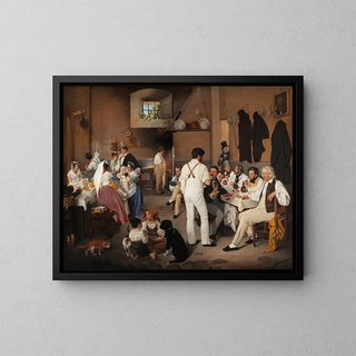 Ditlev Blunck - Danish Artists At The Osteria La Gensola In Rome.webp