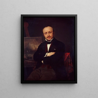 Ditlev Blunck - Portrait of the painter Anton Melbye.webp