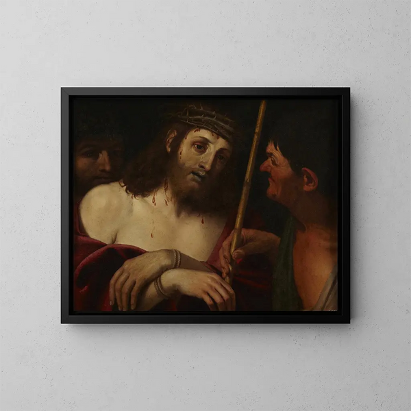La moquerie du Christ - Domenichino — oprawiony obraz na ścianie