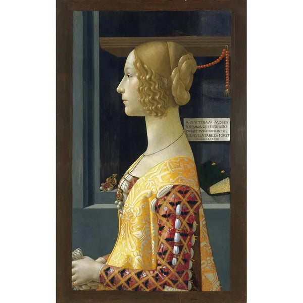 portretu Giovanny Tornabuoni - Domenico Ghirlandaio — oprawiony obraz na ścianie