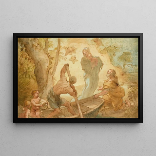 Domenico Piola - The Flight Into Egypt.webp