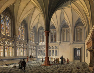 Domenico Quaglio the Elder - Der Sommerremter im Hochmeisterpalast der Marienburg.webp