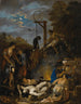 Le sabbat des sorcières au clair de lune - Domenicus van Wijnen — widok dzieła