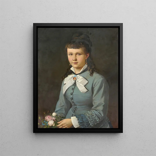 Dominik Weber - Artists Daughter Wearing a Grey Dress.webp