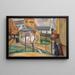 Rue de Village Parfois en Hiver - Dora Bromberger — oprawiony obraz na ścianie