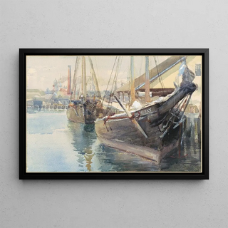 Dora Louise Murdoch - Ships at the Dock.webp