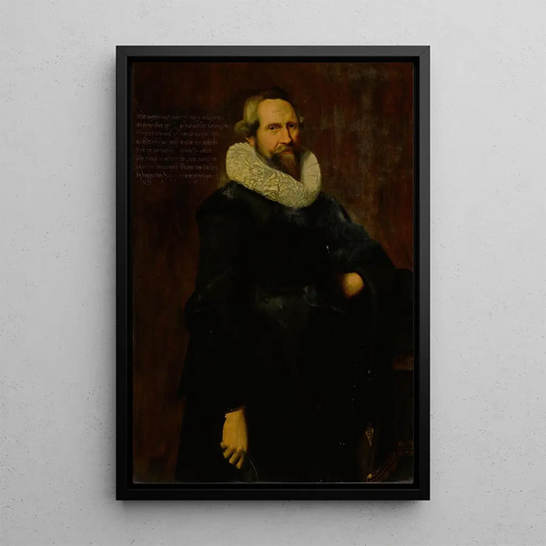 Portret szlachcica - Szkoła holenderska — oprawiony obraz na ścianie