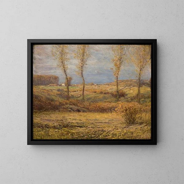 Poranny listopad - Dwight William Tryon — oprawiony obraz na ścianie