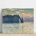 Reprodukcja obrazu Étretat sunset od Claude Monet