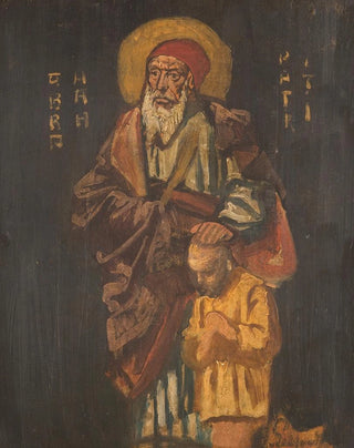 Błogosławieństwo Abrahama - Eduard von Gebhardt — widok dzieła