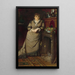 Harriet Hubbard Ayer - Eastman Johnson — oprawiony obraz na ścianie