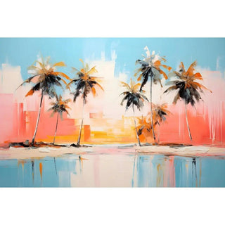 Éclat Tropical | Affiche vintage | Reproduction Tableau Décoration murale affiche copie