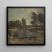 Śluza Flatford - John Constable — oprawiony obraz na ścianie