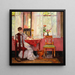 Pisanie - Gari Melchers — oprawiony obraz na ścianie