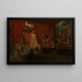 Wystawa dzieł Eugène Delacroix w galerii Martinet boulevard des Italiens w 1864 roku - Ed Albertini — oprawiony obraz na ścianie