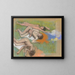 Po kąpieli, trzy nagie kobiety - Edgar Degas — oprawiony obraz na ścianie