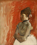 Tancerz baletu z skrzyżowanymi ramionami - Edgar Degas — widok dzieła