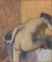 Baigneur wchodzący do wanny - Edgar Degas — widok dzieła