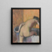Baigneur wchodzący do wanny - Edgar Degas — oprawiony obraz na ścianie