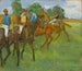 Przed wyścigiem - Edgar Degas — widok dzieła