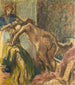 Śniadanie po kąpieli - Edgar Degas — widok dzieła