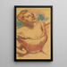 Buste de danseuse au corsage rouge - Edgar Degas — oprawiony obraz na ścianie